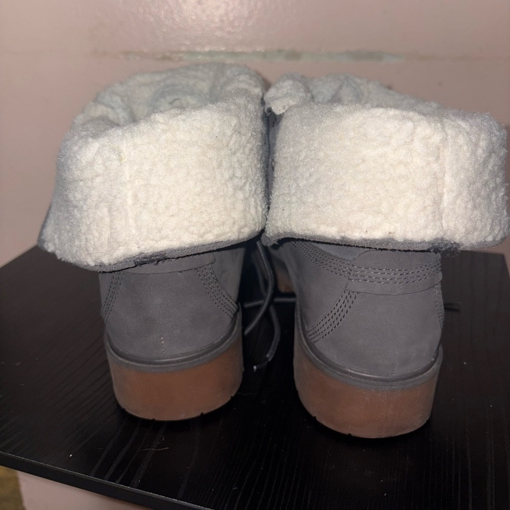 Timberland Women's Dark Gray Combat Boots - Picture 7 of 11